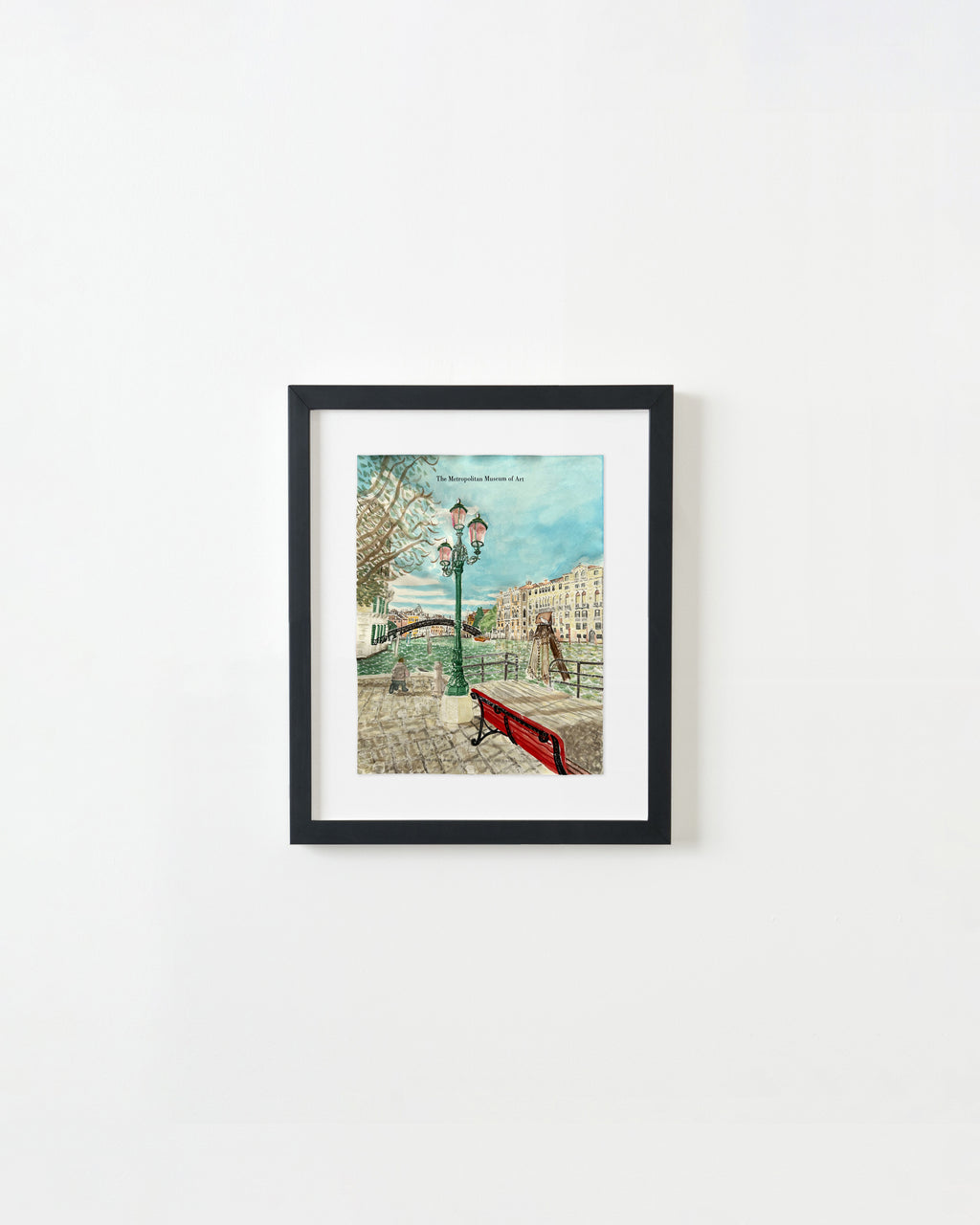 Painting by David Rhoads titled "The Grand Canal" - 5.