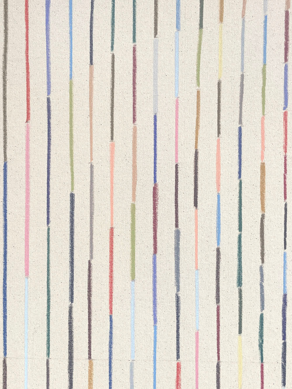 Painting by Devon Reina titled "A Circle Squared" - 4.