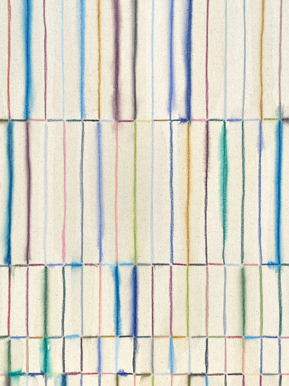 Painting by Devon Reina titled "Shimmer and Shift" - 4.