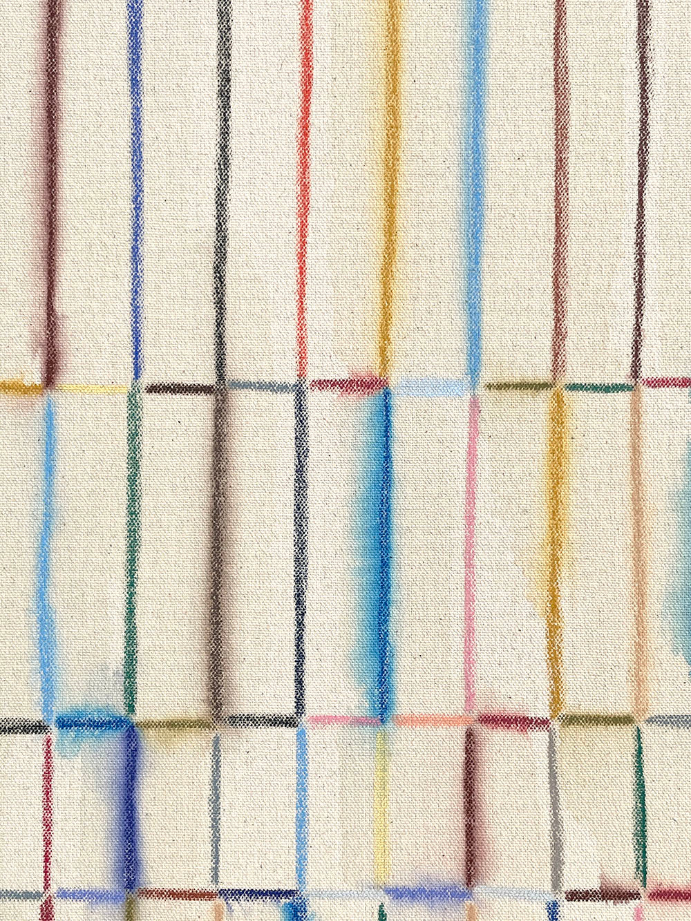Painting by Devon Reina titled "Shimmer and Shift" - 5.