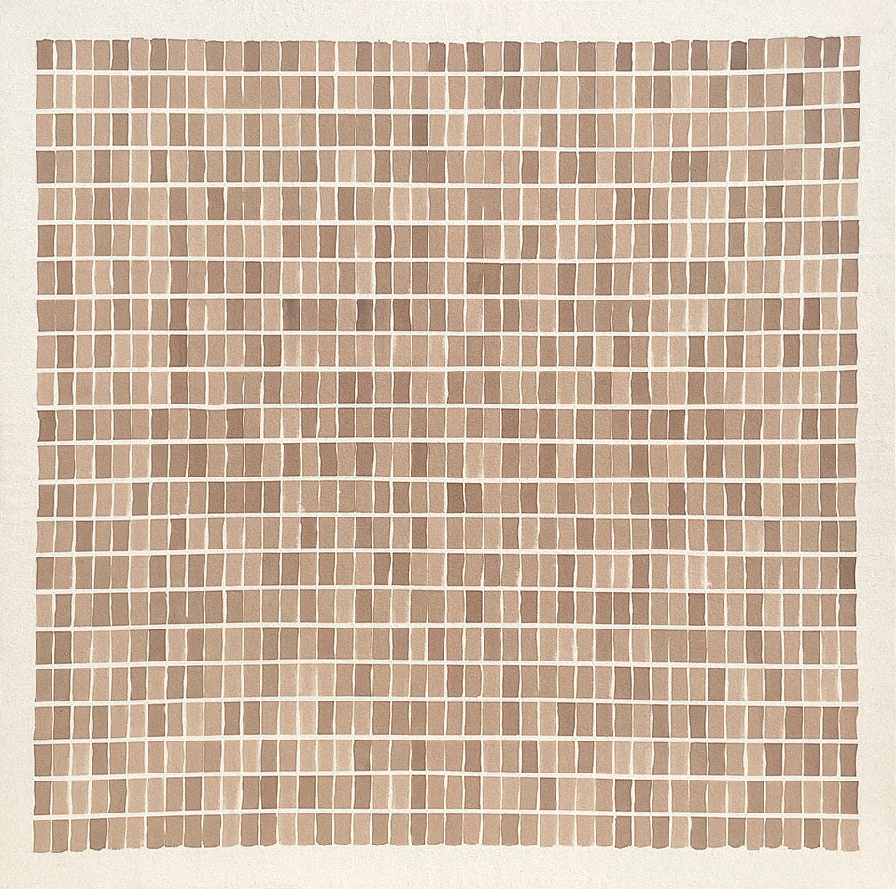 Painting by Devon Reina titled "Terra Firma Facade" - 2.