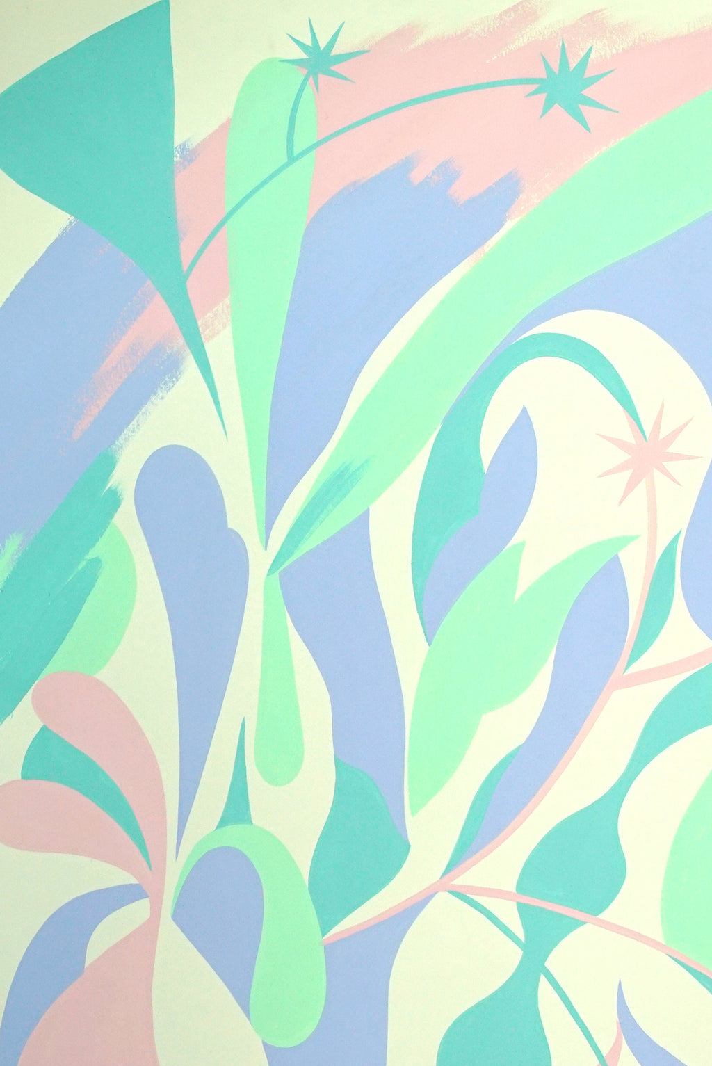 Painting by Eddie Perrote titled "A Practice of Time Immemorial" - 6.