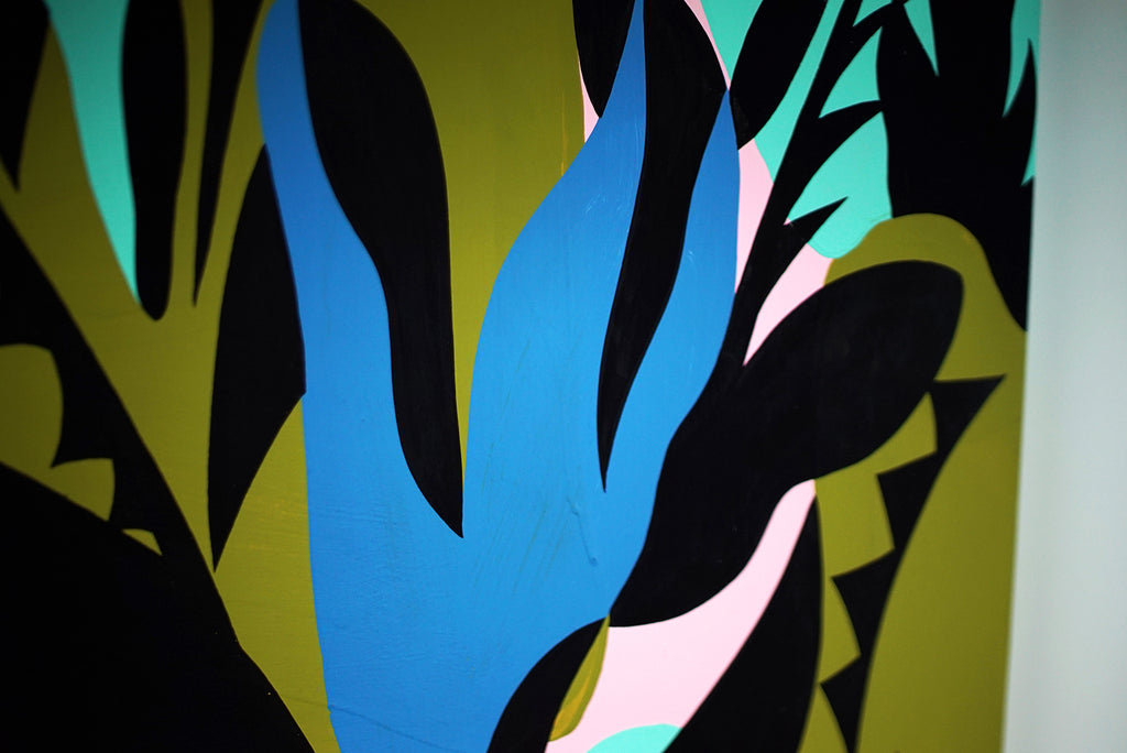 Painting by Eddie Perrote titled "Balancing Act" - 4.