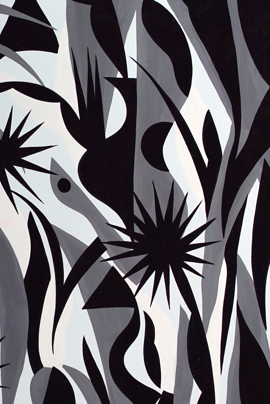 Painting by Eddie Perrote titled "Concrete Jungle" - 6.