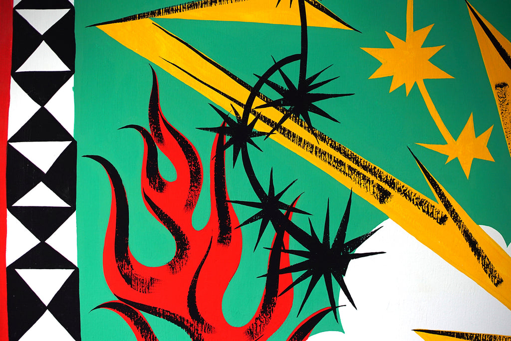 Painting by Eddie Perrote titled "From a Great Distance" - 3.