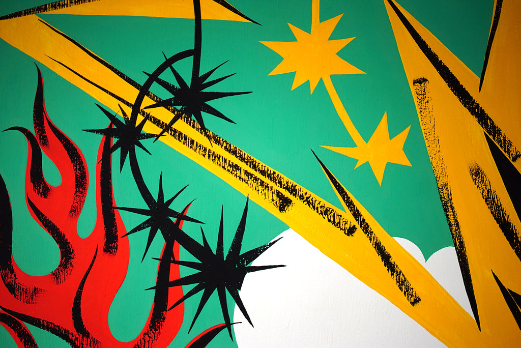 Painting by Eddie Perrote titled "From a Great Distance" - 4.