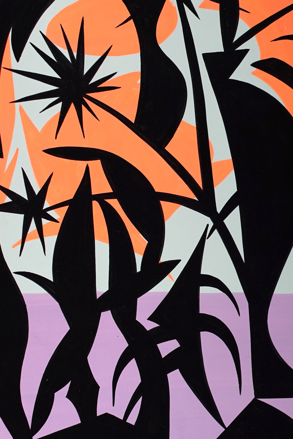 Painting by Eddie Perrote titled "J-uicy F-ruit" - 6.