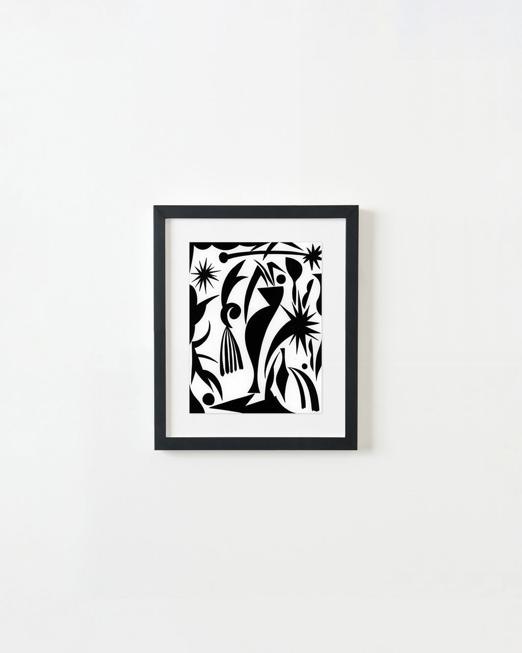 Painting by Eddie Perrote titled "Jester" - 4.
