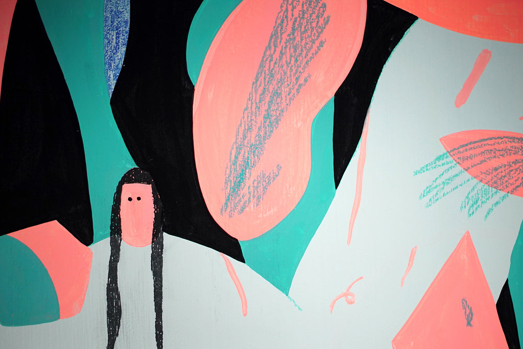 Mixed Media by Eddie Perrote titled "Jow" - 4.