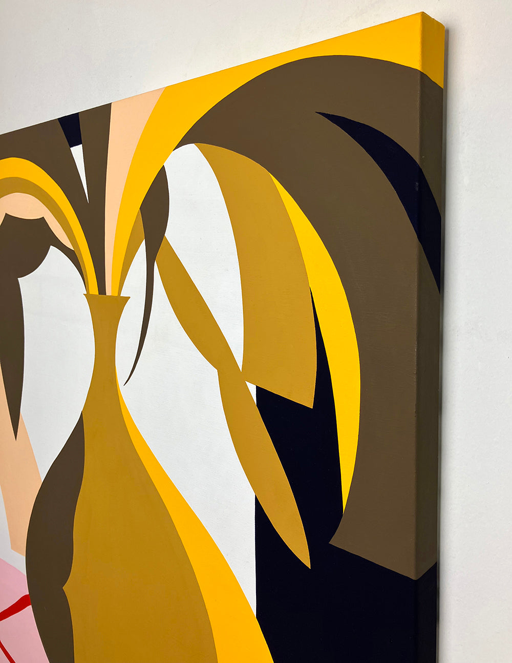 Painting by Eddie Perrote titled "Plant #2" - 3.