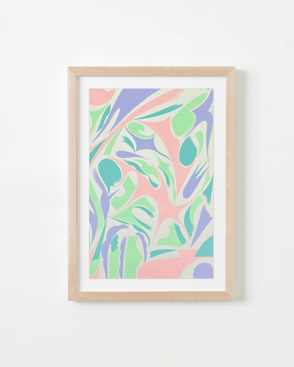 Painting by Eddie Perrote titled "Silver Rings" - 3.