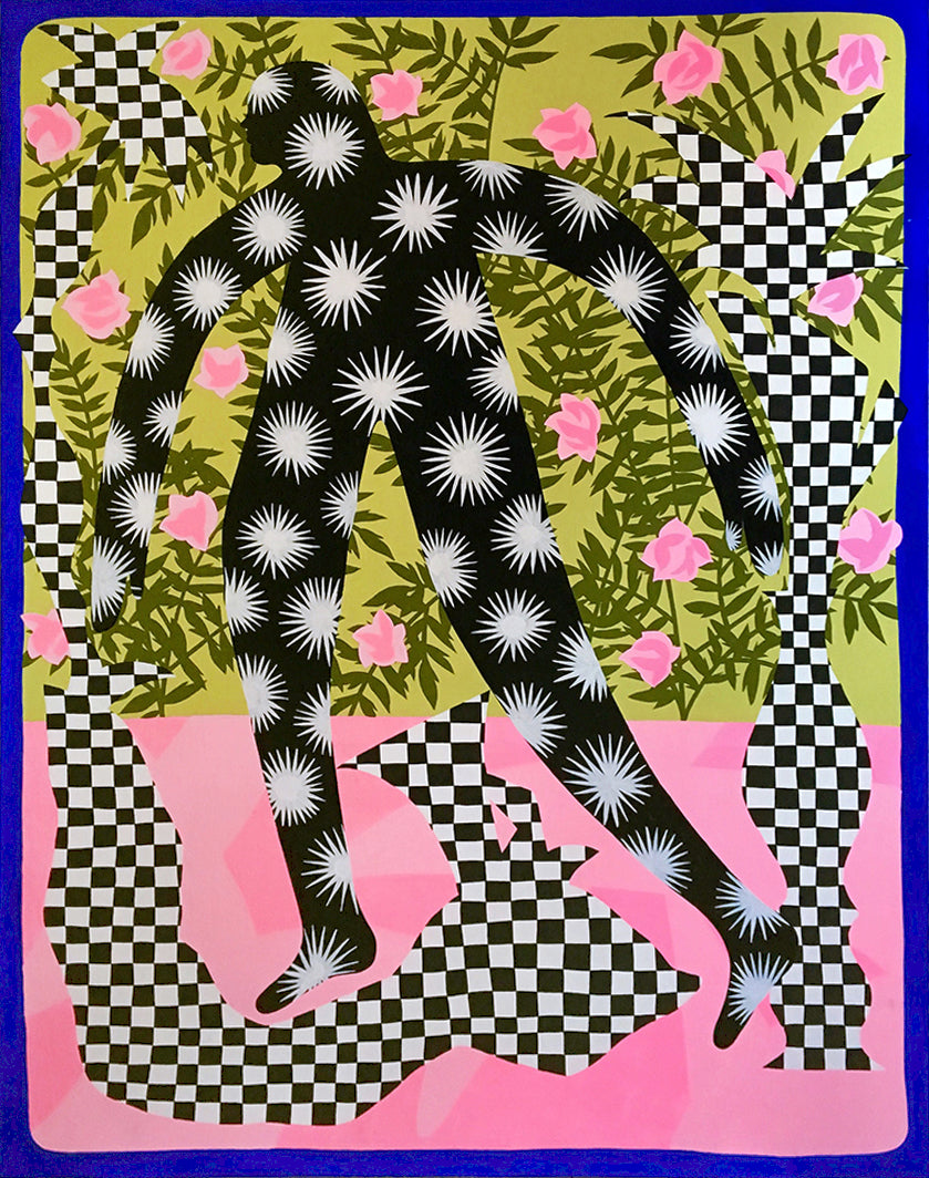 Painting by Eddie Perrote titled "Starchild" - 2.