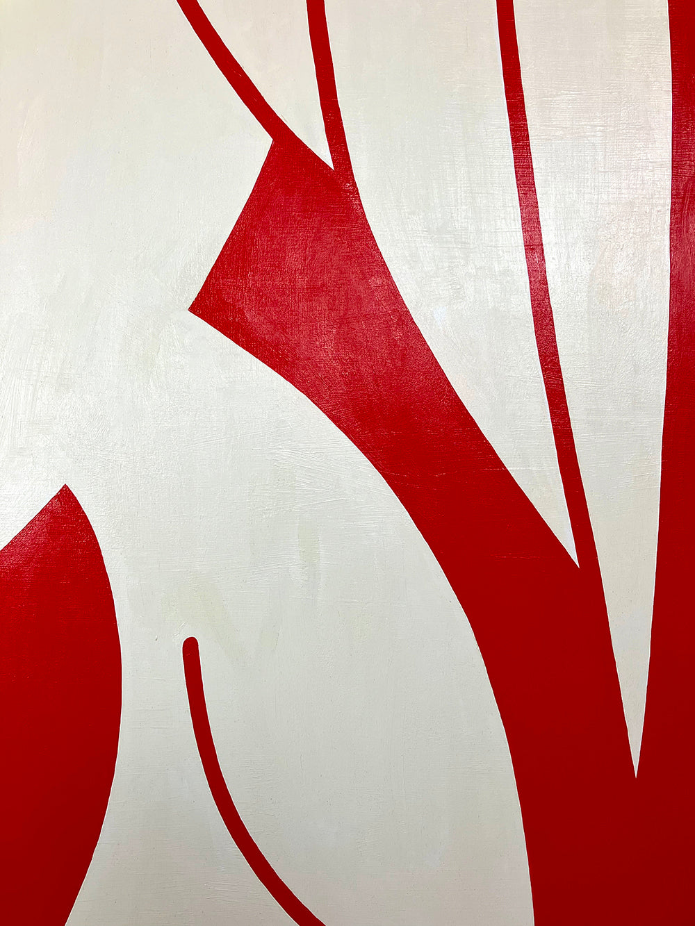 Painting by Eddie Perrote titled "White Bird" - 4.