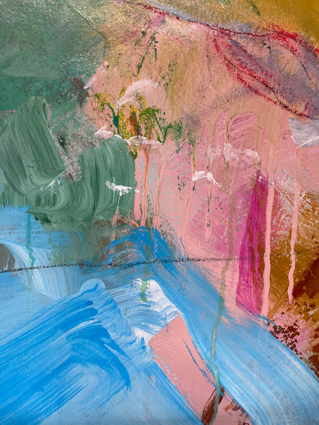 Painting by Elisa Gomez titled "Serenade VI" - 3.