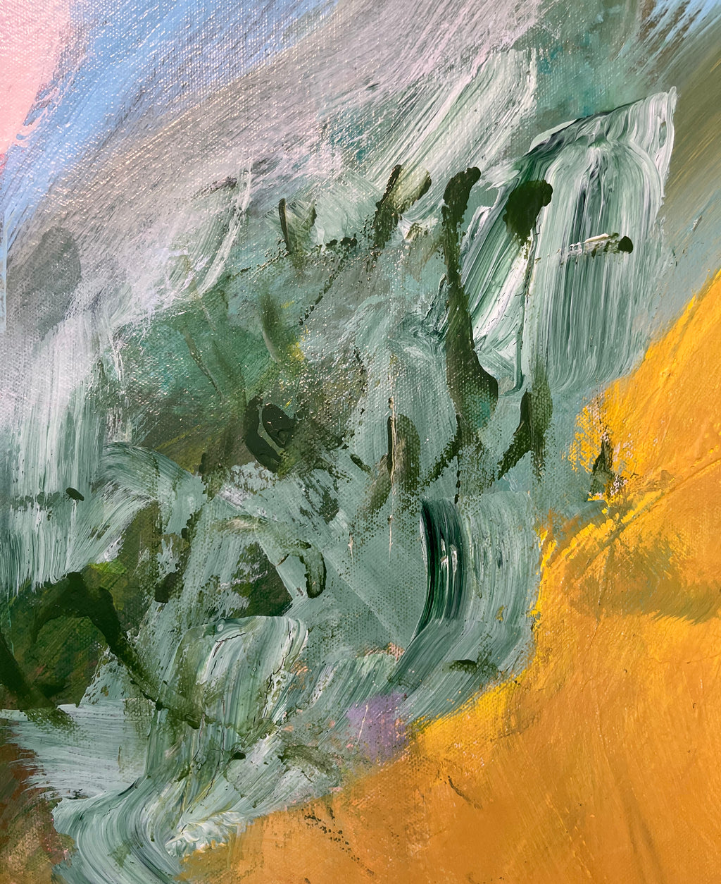 Painting by Elisa Gomez titled "Serenade VI" - 4.