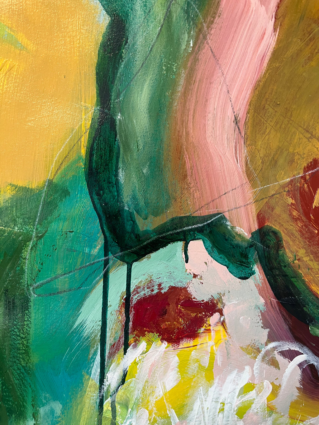 Painting by Elisa Gomez titled "Serenade VI" - 5.