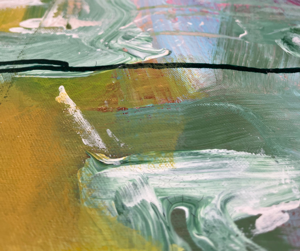 Painting by Elisa Gomez titled "Serenade VI" - 6.