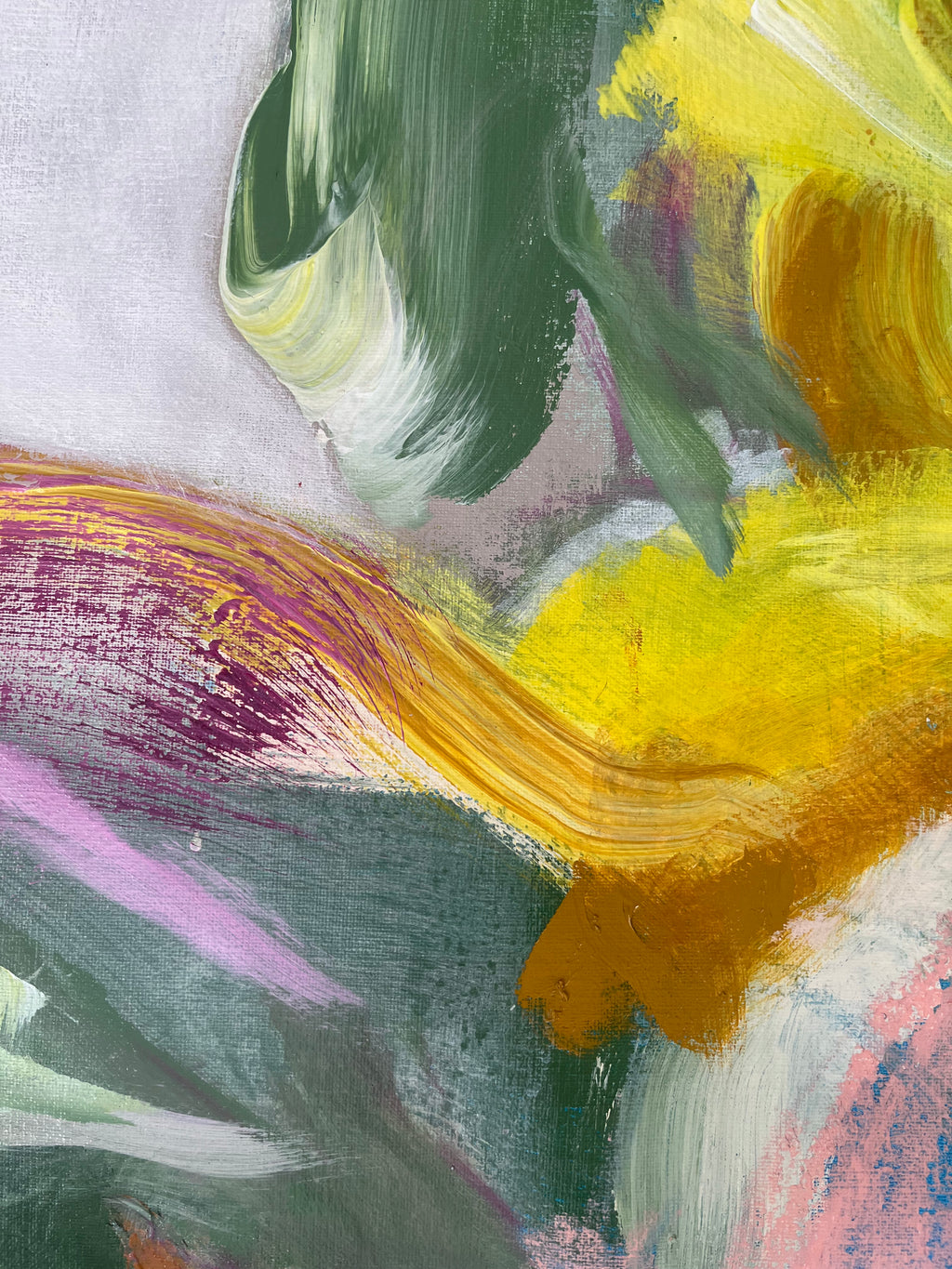 Painting by Elisa Gomez titled "Serenade VIII" - 5.