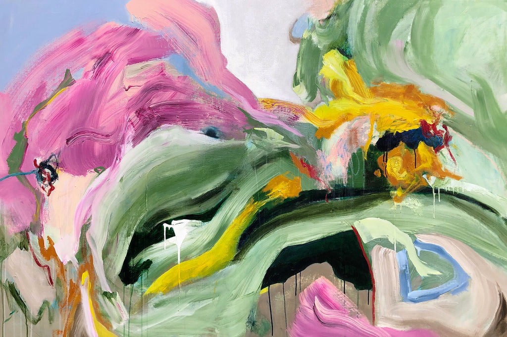 Painting by Elisa Gomez titled "Serenade VIII" - 2.