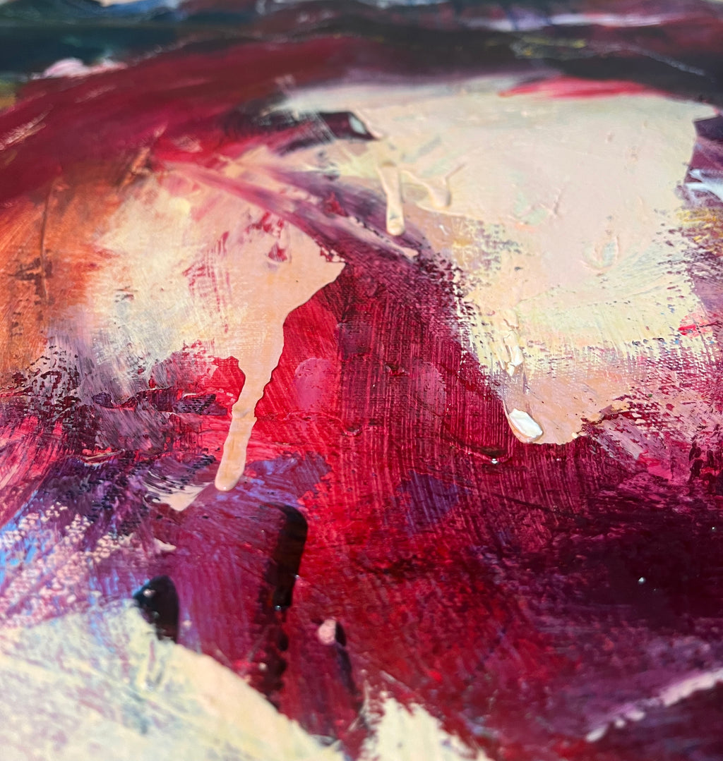 Painting by Elisa Gomez titled "Wanderer X" - 3.