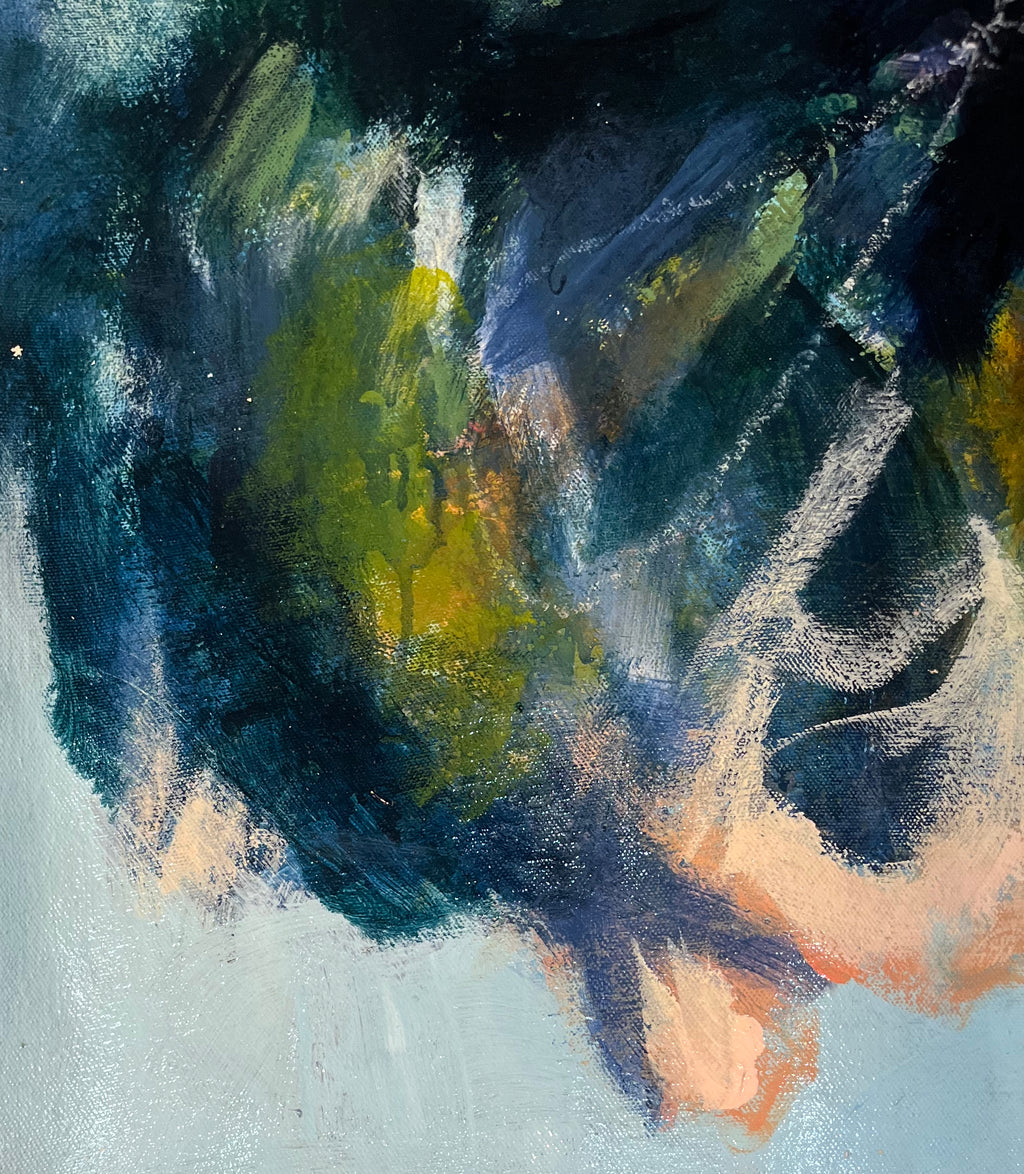 Painting by Elisa Gomez titled "Wanderer X" - 7.