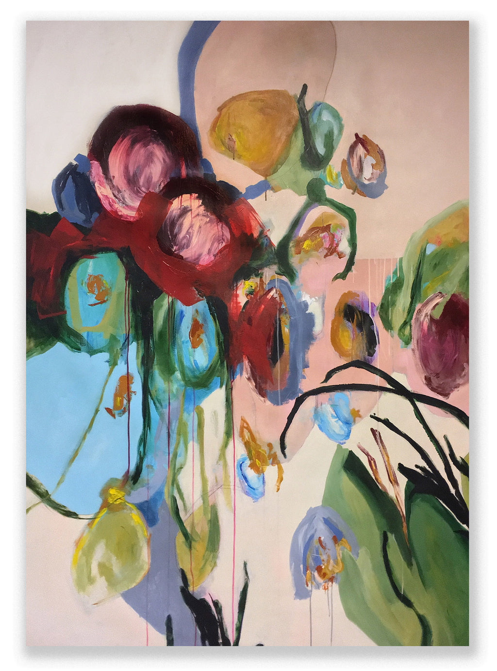 Painting by Elisa Gomez titled "Wonderland X" - 2.