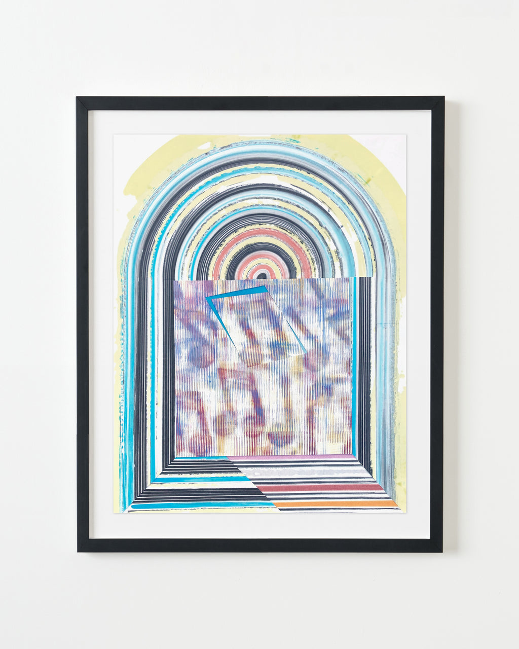 Painting by Erik Barthels titled "Cosmic Cut-out Bin" - 3.