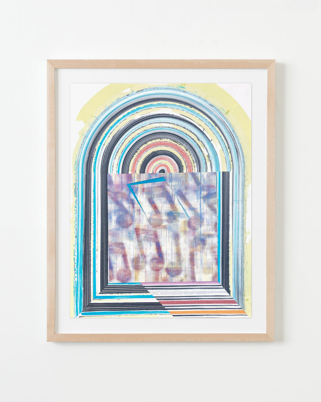 Painting by Erik Barthels titled "Cosmic Cut-out Bin" - 4.