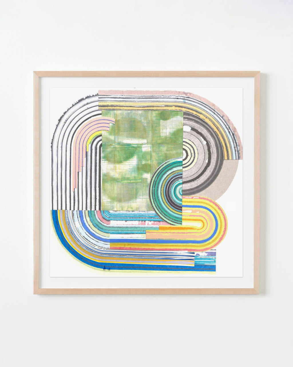Painting by Erik Barthels titled "Frequency Tripler" - 4.