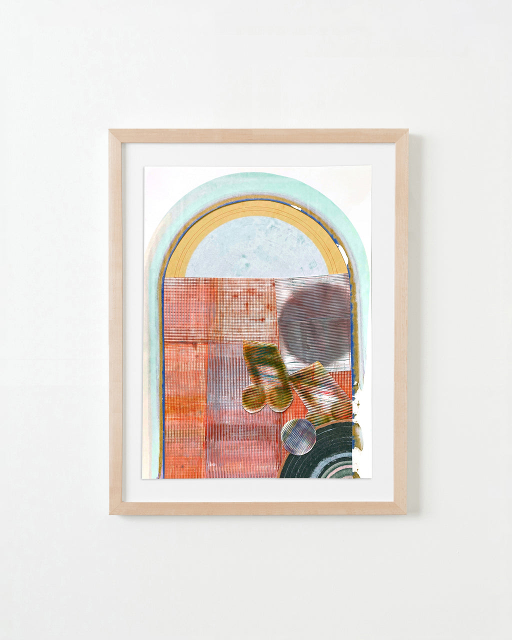 Painting by Erik Barthels titled "Ramshackle Reissue" - 4.