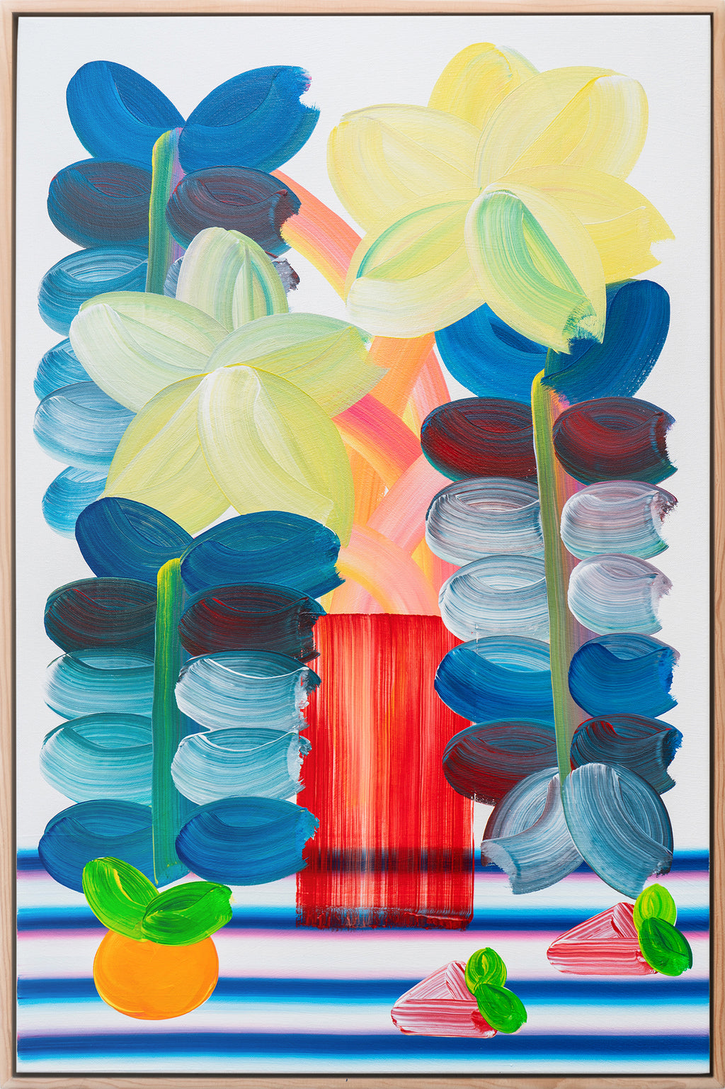 Painting by Erin D. Garcia titled "Cascade #1" - 2.