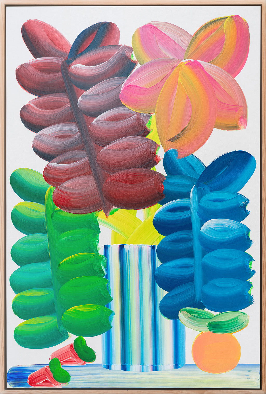 Painting by Erin D. Garcia titled "Cascade #2" - 2.