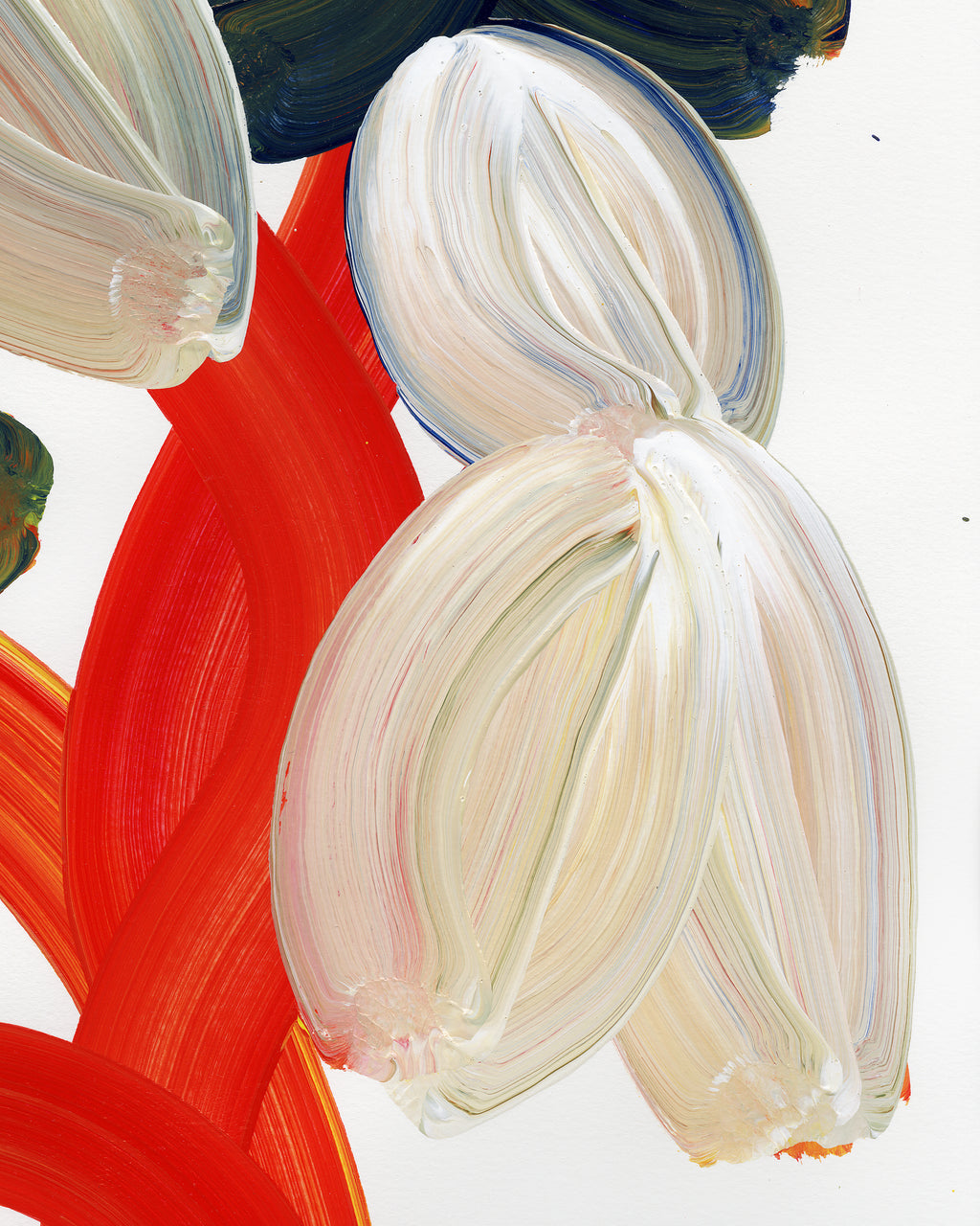 Painting by Erin D. Garcia titled "Wild-Flower #10" - 3.