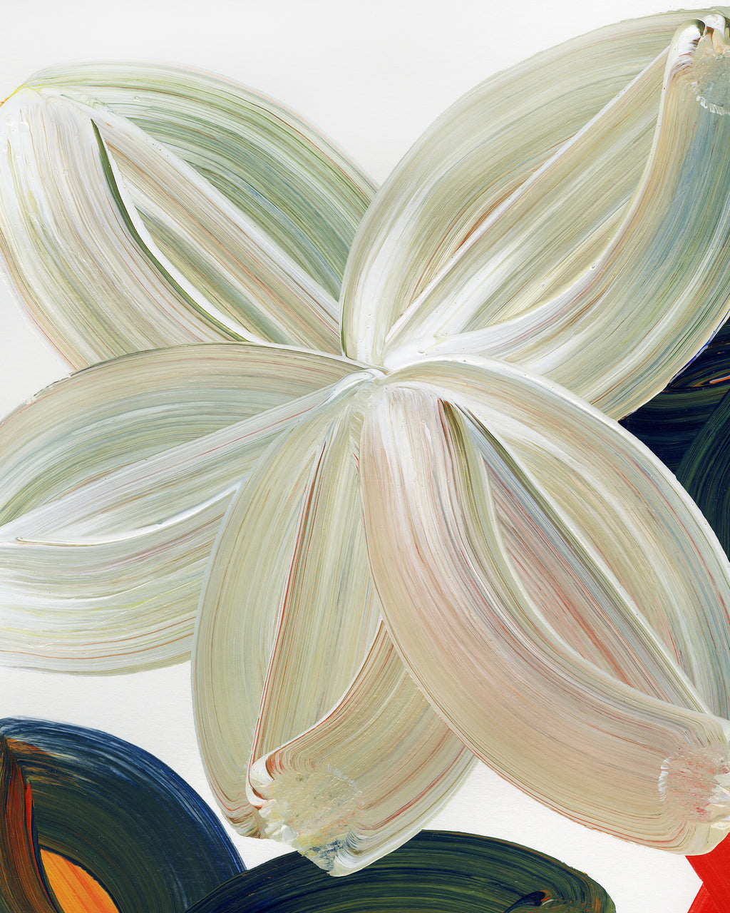 Painting by Erin D. Garcia titled "Wild-Flower #10" - 4.