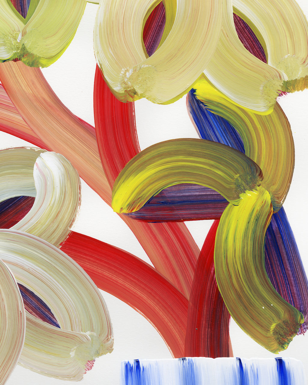 Painting by Erin D. Garcia titled "Wild-Flower #3" - 5.