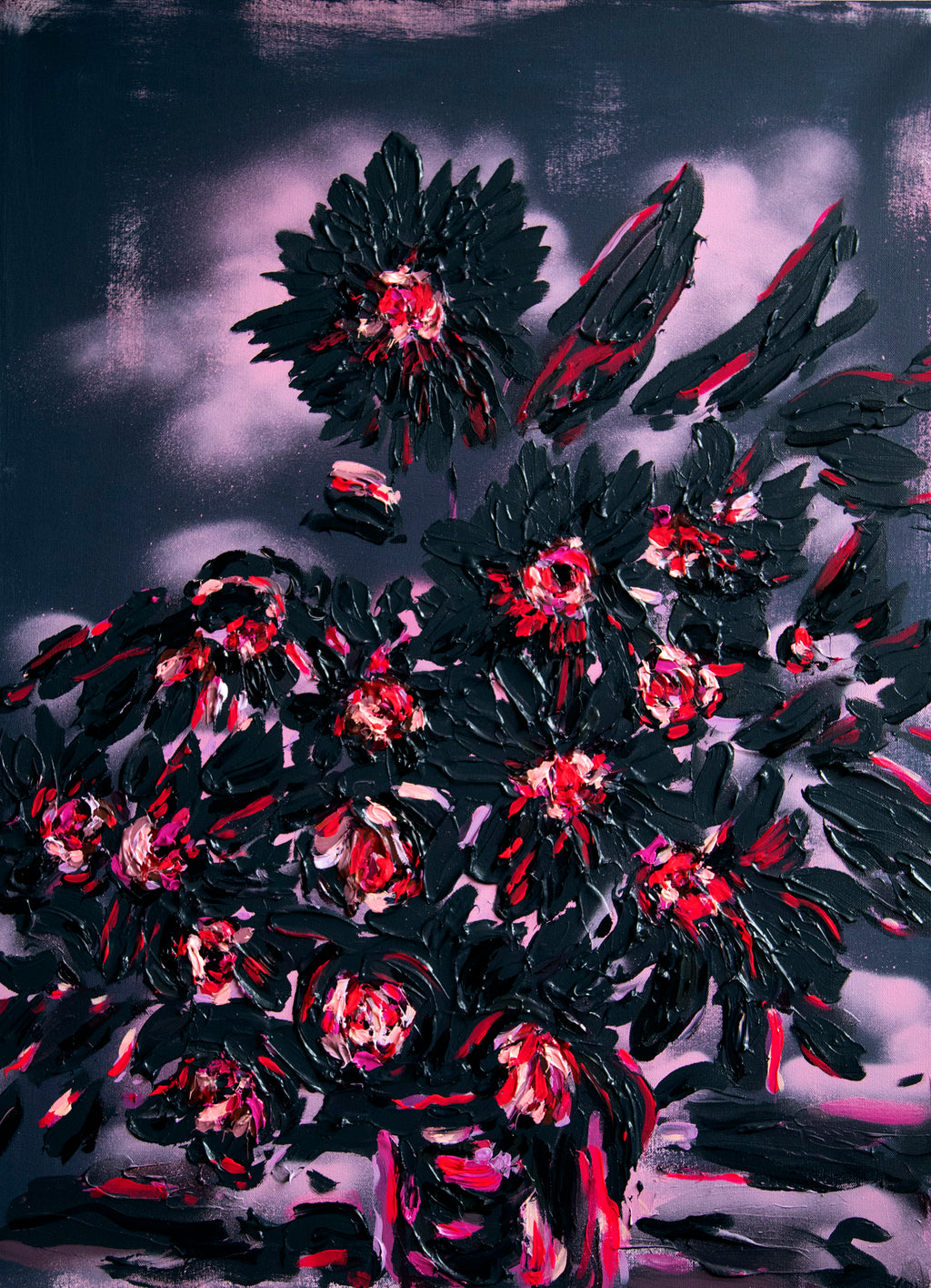 Painting by Erin Lynn Welsh titled "Botany Mono 88" - 2.
