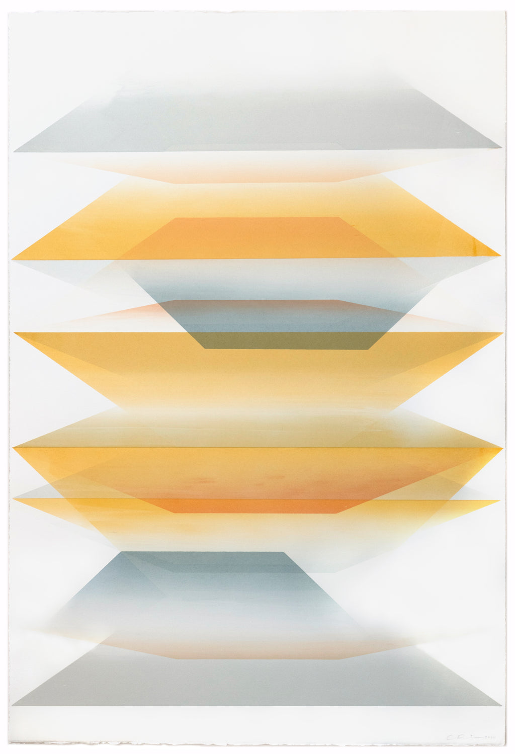 Print by Keiko Kamata titled "Latitude 1" - 2.