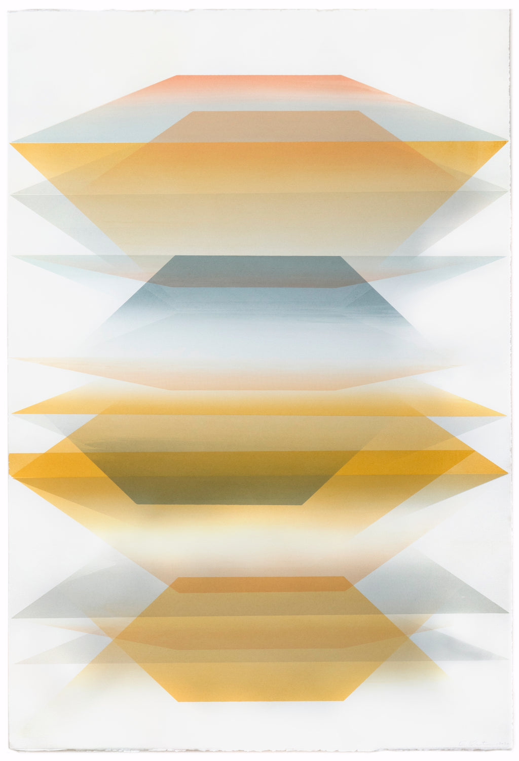 Print by Keiko Kamata titled "Latitude 3" - 2.