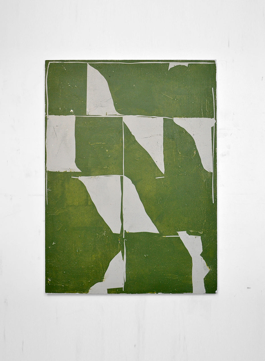 Painting by Clay Mahn titled "EC" - 1.
