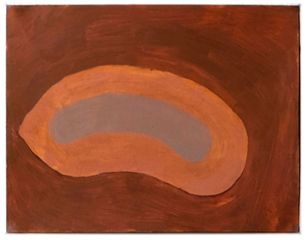 Painting by Agnes Walden titled "Patch study #1" - 2.