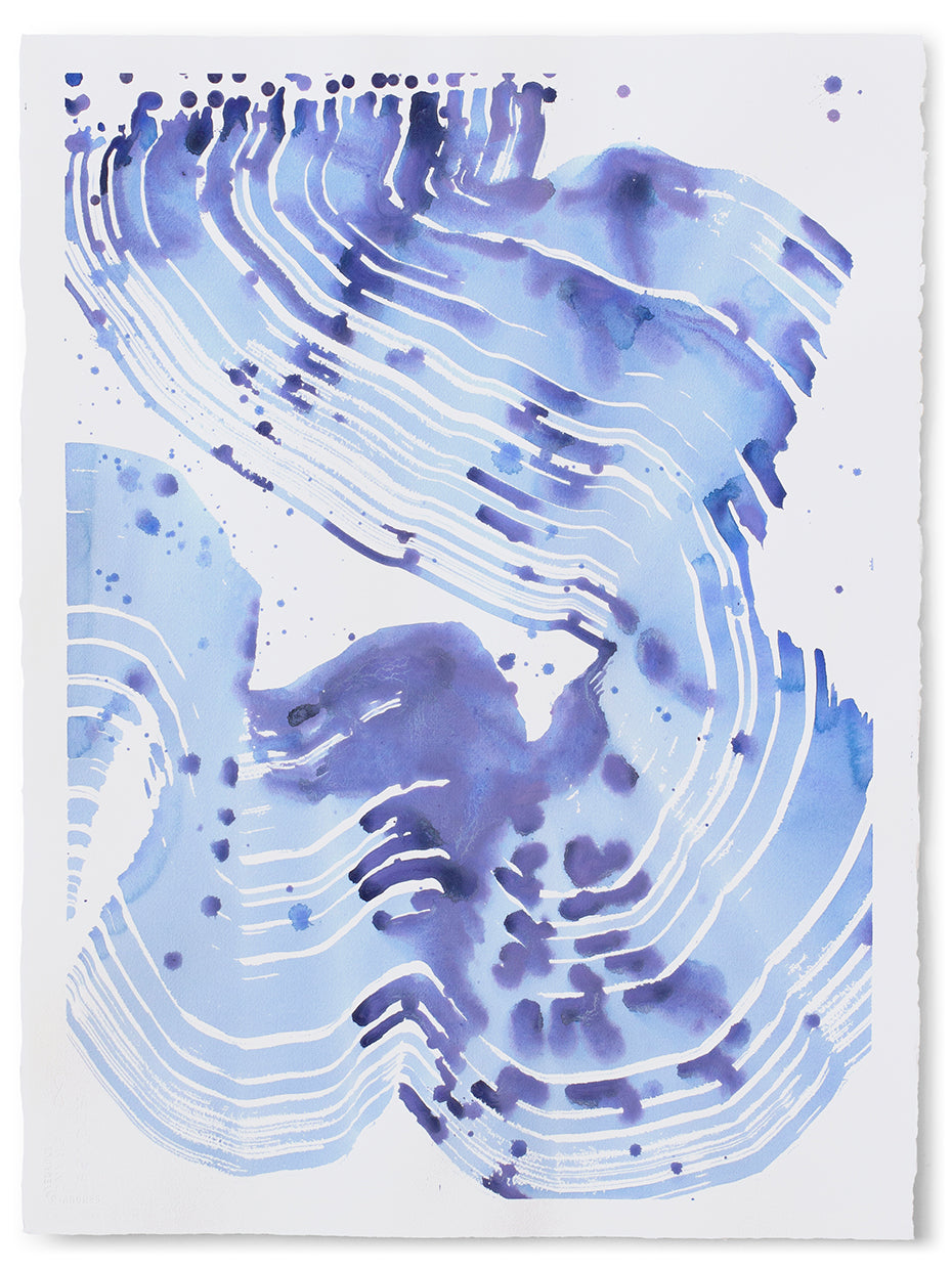 Painting by Linda Colletta titled "Lagoon VII" - 2.