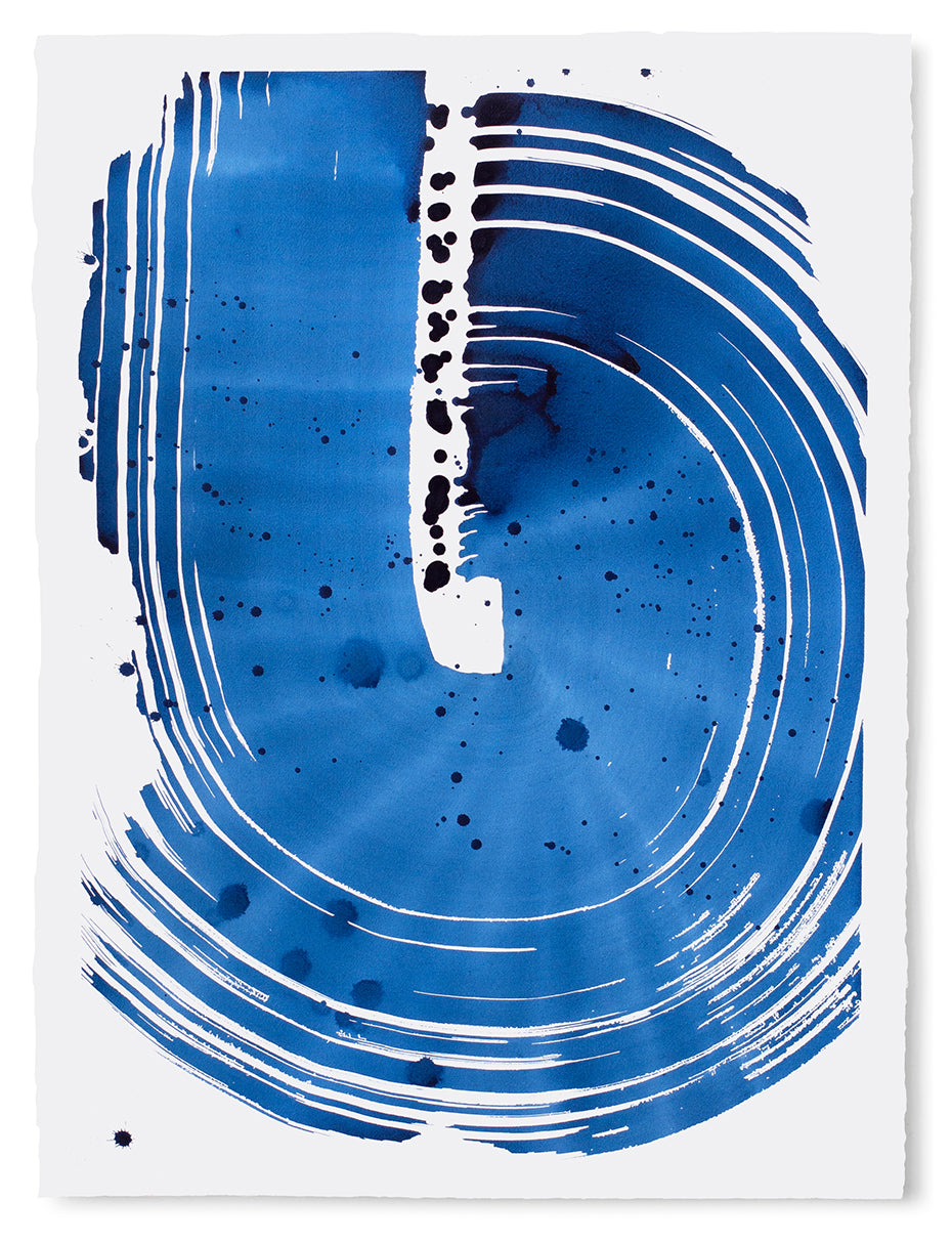 Painting by Linda Colletta titled "Neptune VI" - 2.