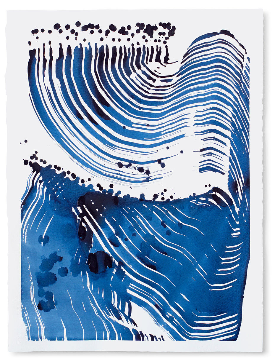 Painting by Linda Colletta titled "Neptune VIII" - 2.