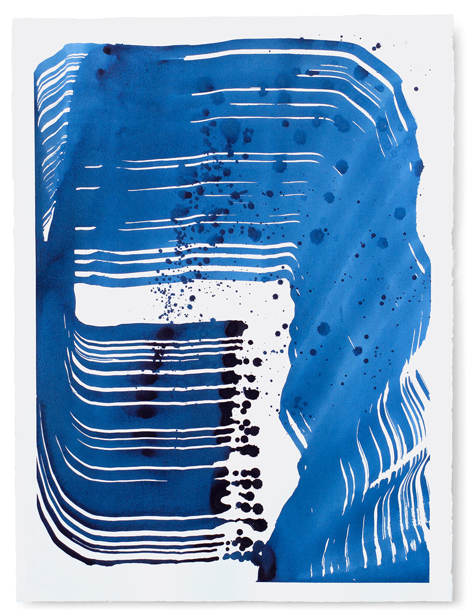 Painting by Linda Colletta titled "Neptune IX" - 2.