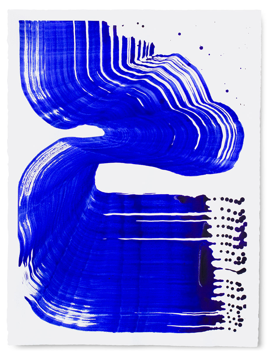 Painting by Linda Colletta titled "Lapis III" - 2.