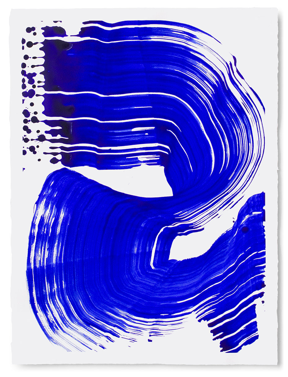 Painting by Linda Colletta titled "Lapis IV" - 2.