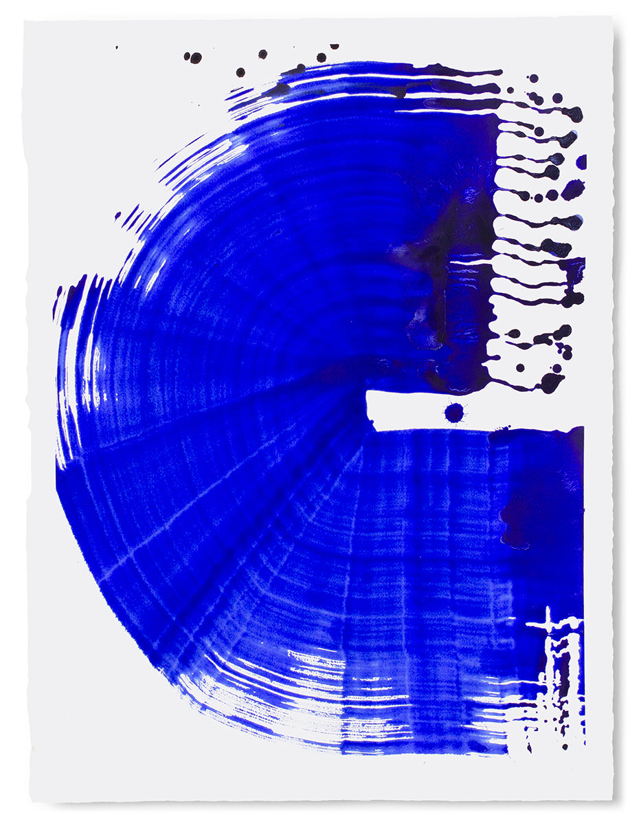 Painting by Linda Colletta titled "Lapis VI" - 2.