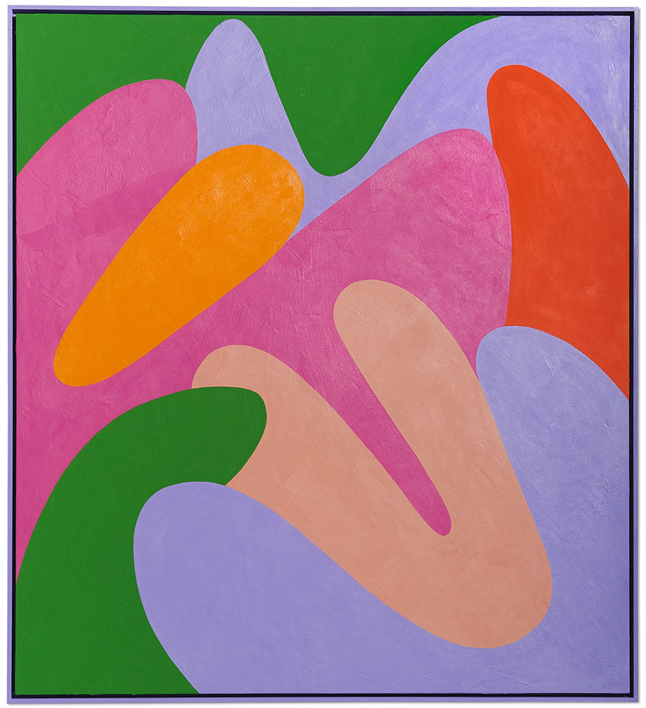 Painting by Evi O. titled "Magical Miraculous Mirage" - 2.