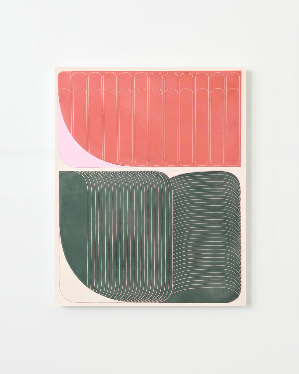 Painting by Arielle Zamora titled "Keep It Like A Secret" - 1.