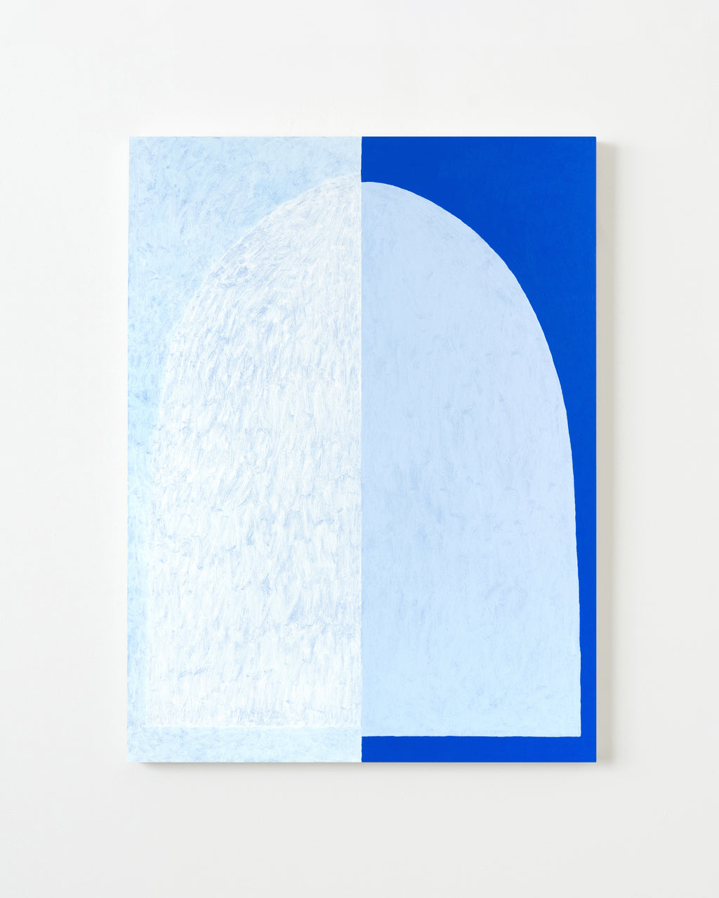 Painting by Aschely Vaughan Cone titled "Blue Arch in White Fog" - 1.